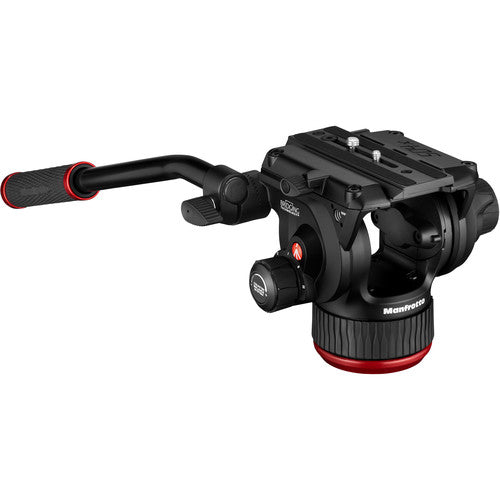 Tripode con cabezal de vídeo fluido Manfrotto 504X y trípode de aluminio MVTTWINGA con separador de suelo