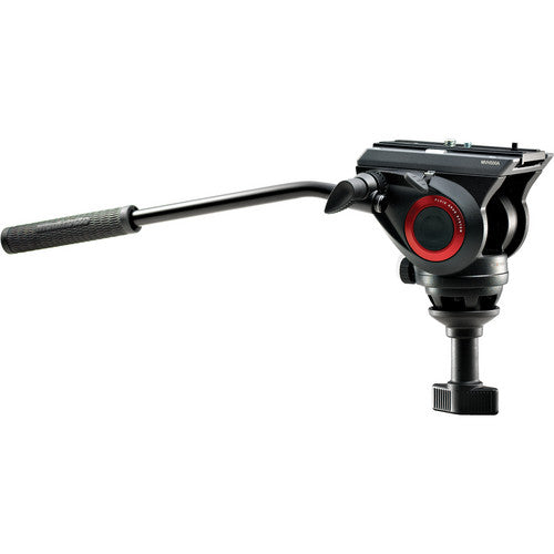 Tripode con Cabezal de vídeo con arrastre fluido Manfrotto MVH500A con trípode MVT502AM y bolsa de transporte