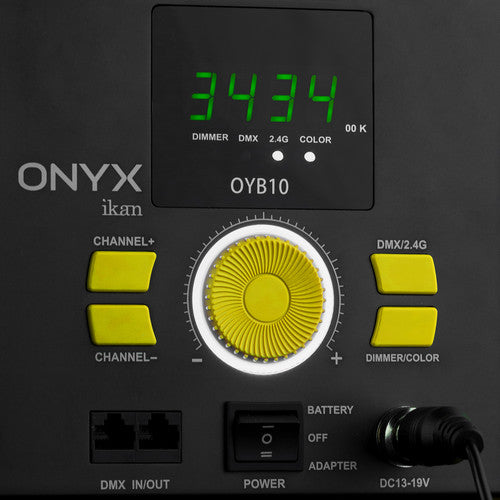Onyx 1x1 Kit de luz LED bicolor de 3 puntos Ikan