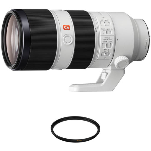 Lente Sony FE 70-200 mm f / 2.8 GM OSS con kit de filtro UV SONY FOTOGRAFÍA