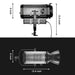 GVM LS-150D Luz de video LED de luz diurna GVM