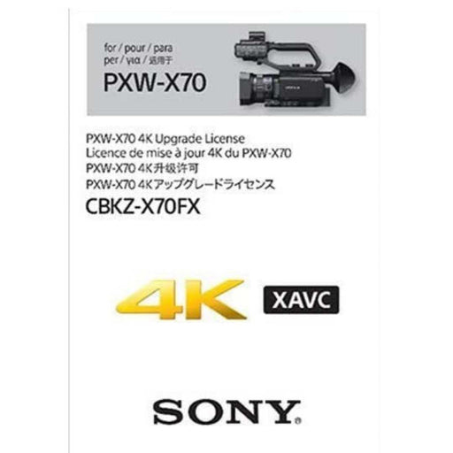 Licencia Actualización PXW-X70 a 4K Sony